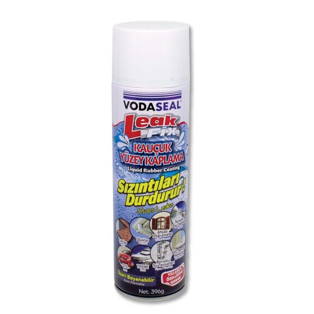 Vodaseal Leak Fix Sprey Kauçuk İzolasyon Yüzey Kaplama Beyaz 500ml
