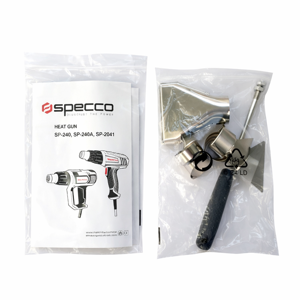 Specco Isı Tabancası | Tek Kollu | 2000 W | Maks. 600°C