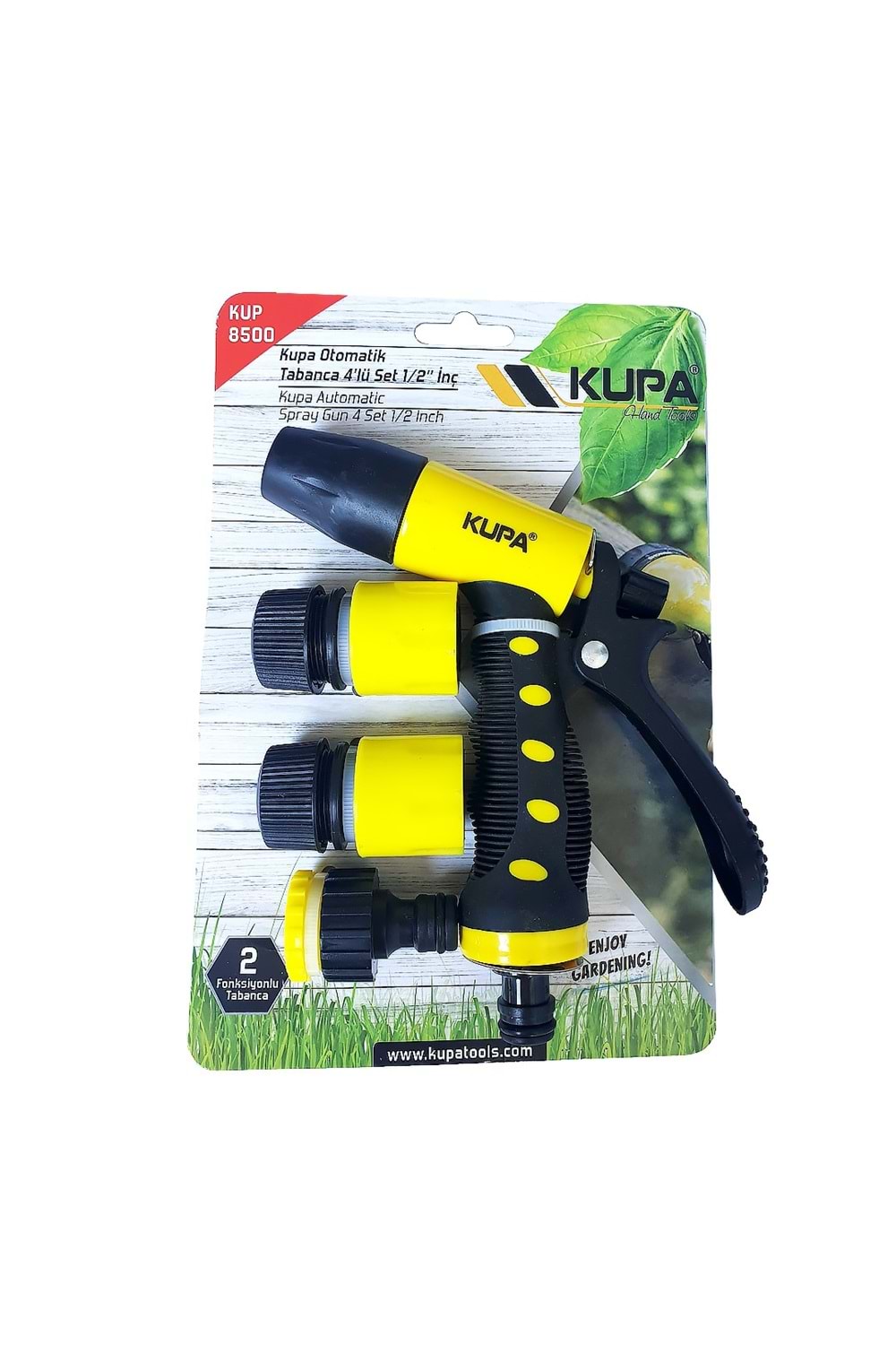 Kupa Otomatik Tabanca 4 lü Set 1/2 İnç - Güçlü, Kaliteli Yapı - Rahat Kullanım