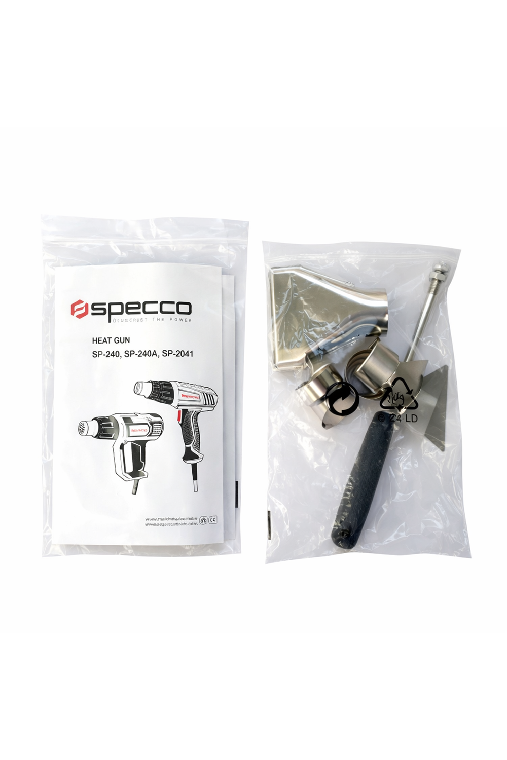 Specco Isı Tabancası | Tek Kollu | 2000 W | Maks. 600°C