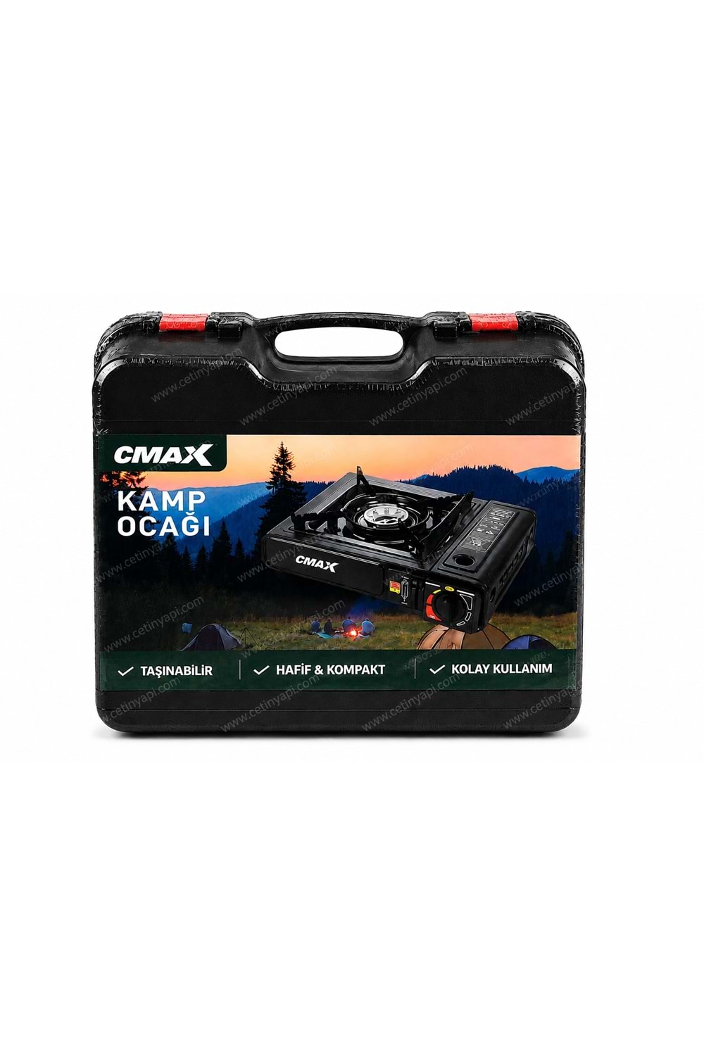 CMAX Taşınabilir Kamp Ocağı Çantalı Portatif Ocak