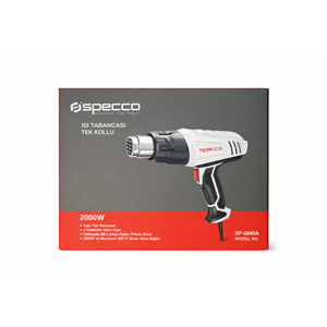 Specco Isı Tabancası | Tek Kollu | 2000 W | Maks. 600°C