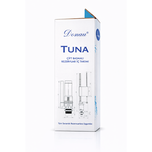 Donau Tuna 3/6 Lt Çift Basmalı Rezervuar İç Takımı – Sessiz Dolum, Ayarlanabilir
