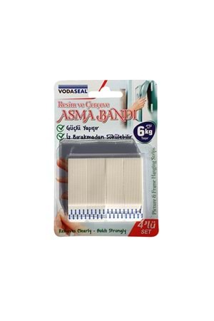 Vodaseal Resim Ve Çerçeve Asma Bandı 4'lü Set