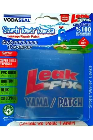 Vodaseal Sızıntı Tamir Yaması -Delik - Çatlak - Boşluk 100x100 mm