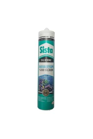 Sista Henkel Akvaryum Silikonu Şeffaf / Kararma Yapmaz - 340 g