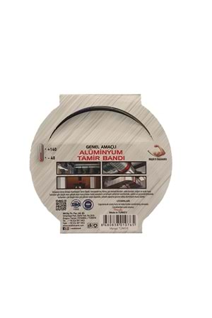 Vodaseal Alüminyum Tamir Bandı - Genel Amaçlı - Isıya Dayanıklı 50mmx10m