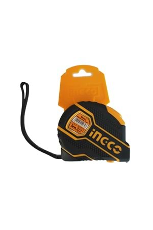 İnc-co Şerit Metre Otomatik Kilitli - Kauçuk Korumalı- 5m X 25MM