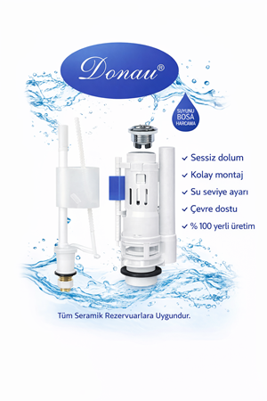 Donau Tuna 3/6 Lt Çift Basmalı Rezervuar İç Takımı – Sessiz Dolum, Ayarlanabilir