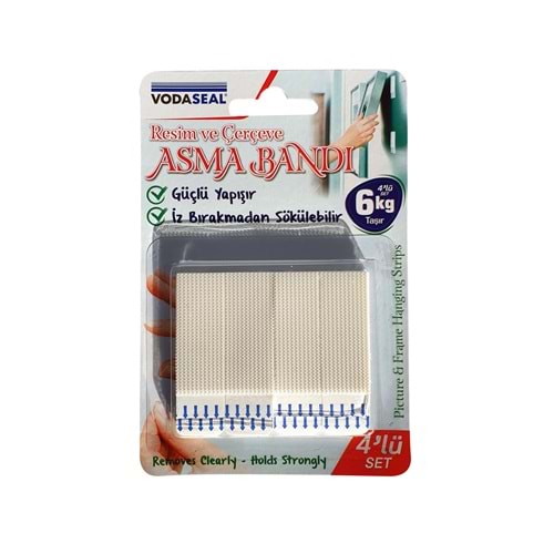 Vodaseal Resim Ve Çerçeve Asma Bandı 4'lü Set