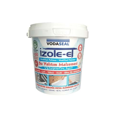 Vodaseal İzole Et Su Yalıtım Malzemesi Ahşap Beton Seramik Metal Yüzeyler İçin 1 kg