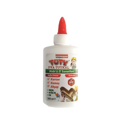 Vodabond Tuty Karton Kumaş Ahşap El Sanatları Tutkalı - Kokusuz 100 ml