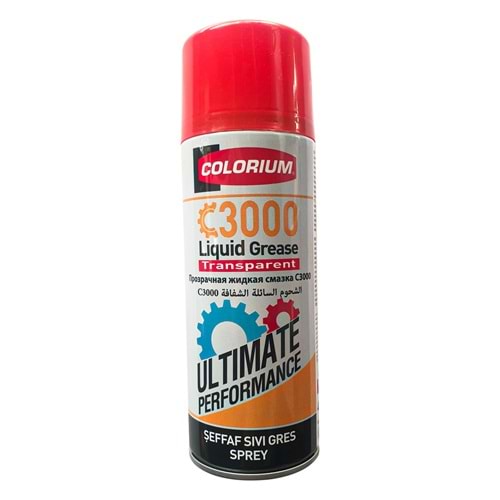 Colorium C3000 Şeffaf Sıvı Gres Sprey | 400 ml